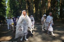 富士山世界文化遺産構成資産｢北口本宮冨士浅間神社」｢吉田口登山道｣開山祭　参列